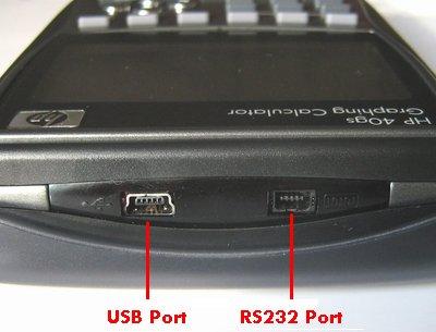 HP40gs USB RS232