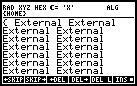 External Error